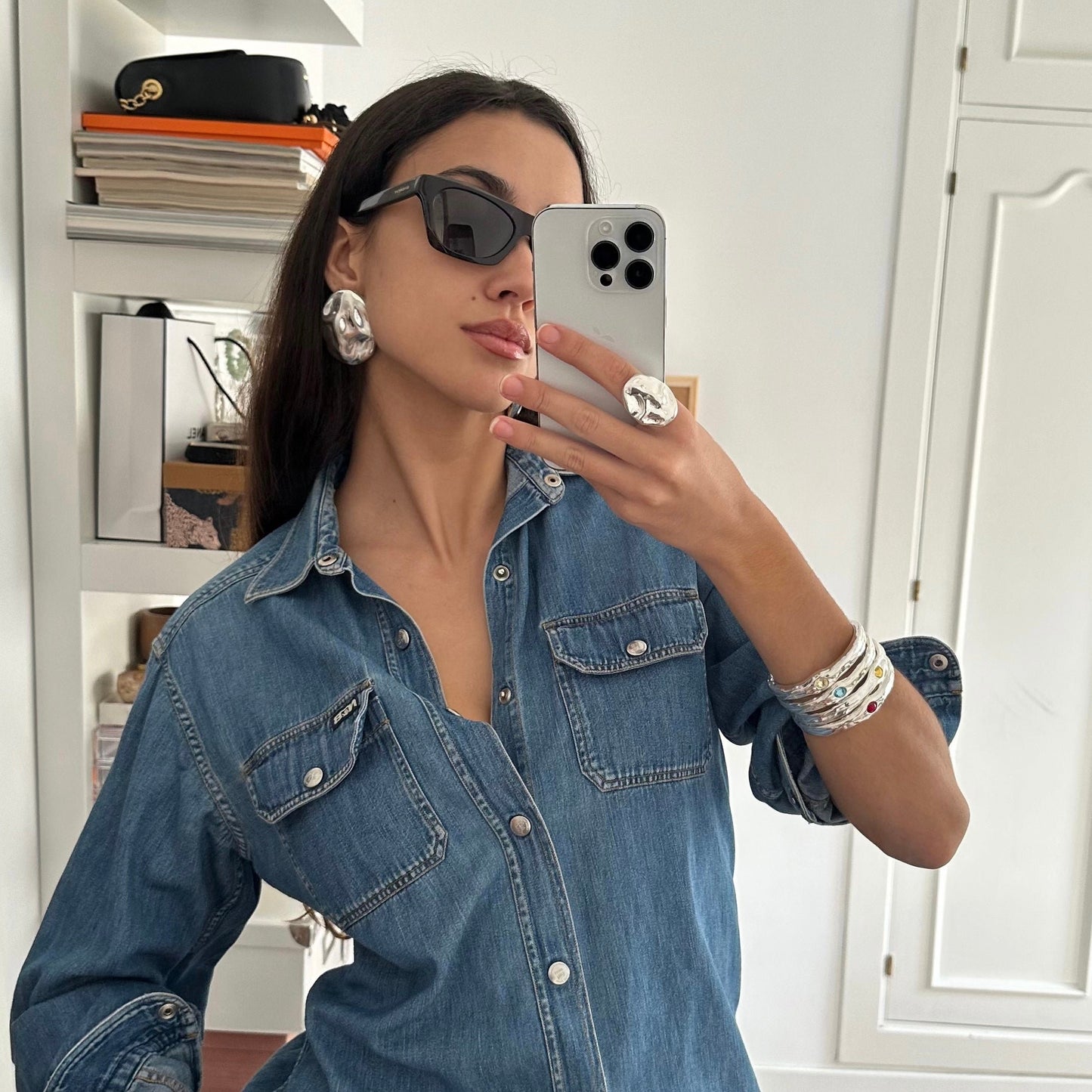 Duna Earrings Silver