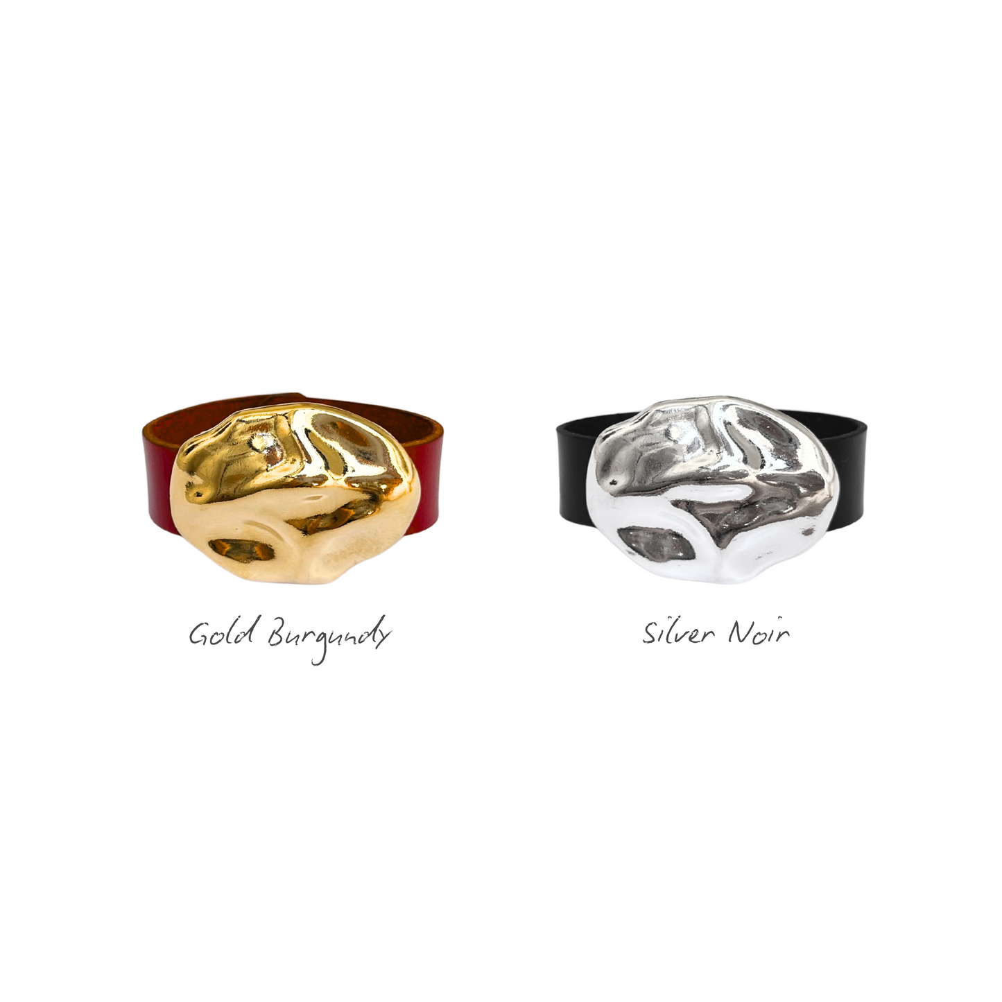 BRAZALETE GOLD BURGUNDY