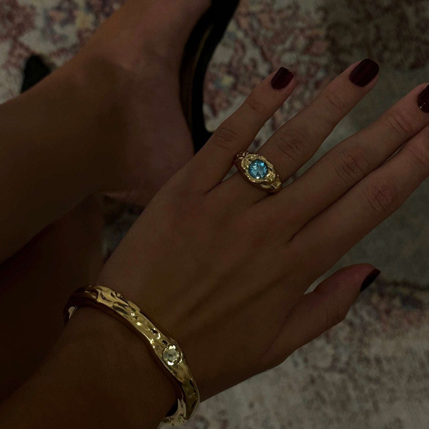 ANILLO CALA AQUAMARINA