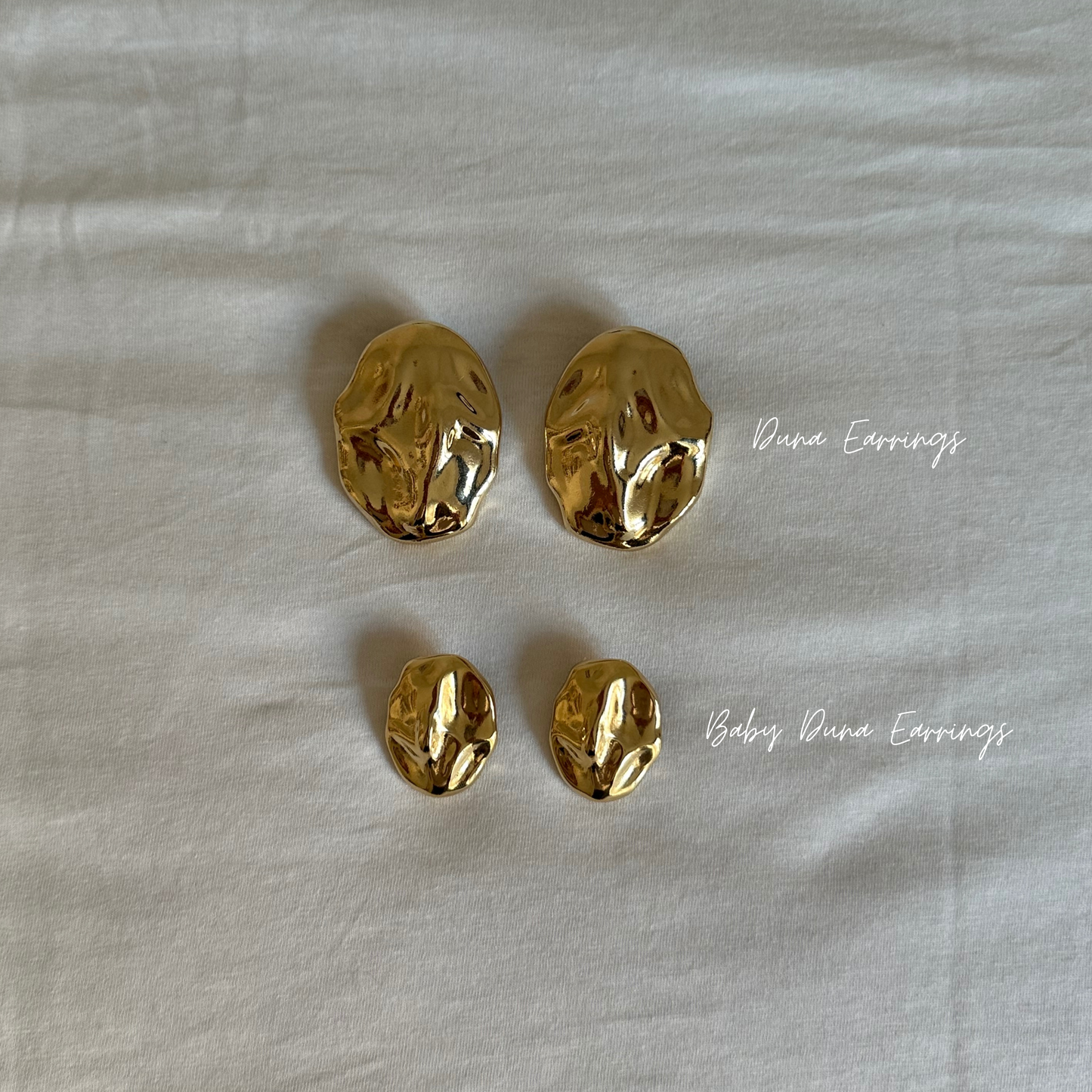 PENDIENTES BABY DUNA ORO