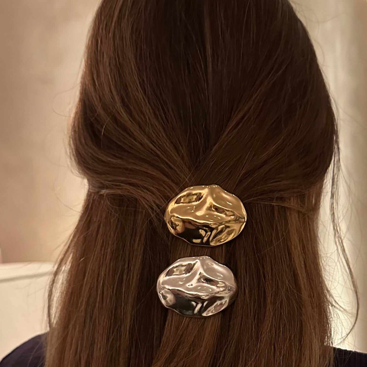 PINZA DE PELO DUNA ORO