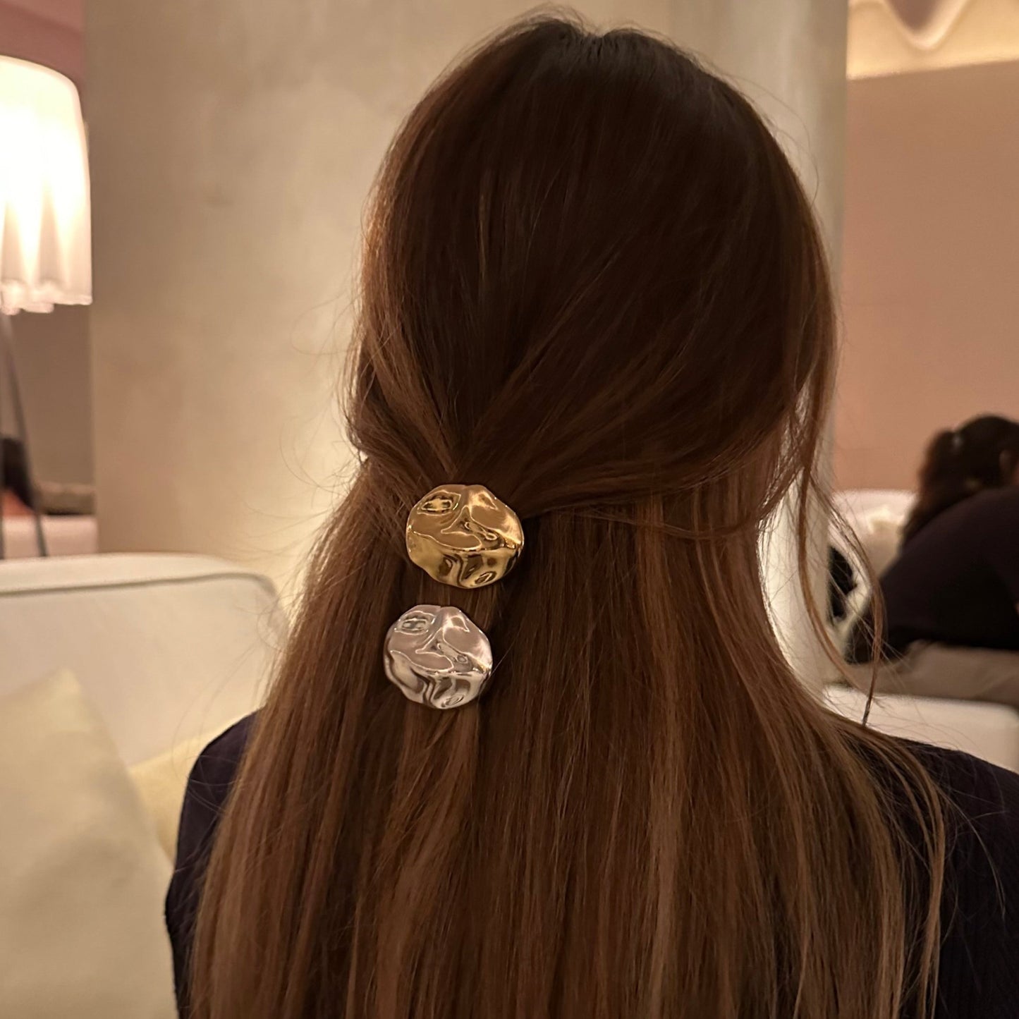 PINZA DE PELO DUNA ORO