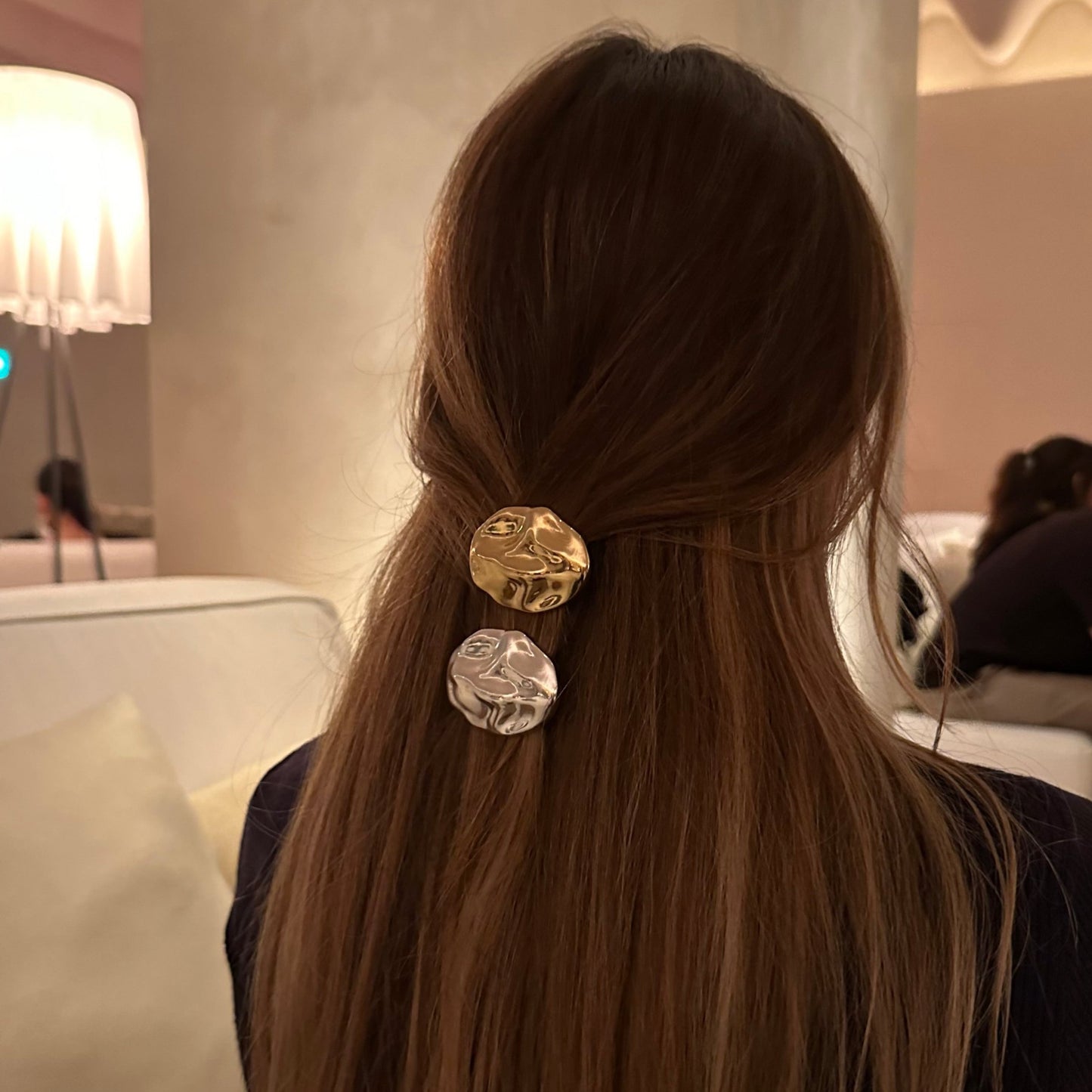 PINZA DE PELO DUNA PLATA