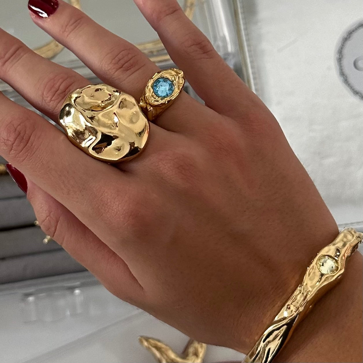 Cala Aquamarina Ring