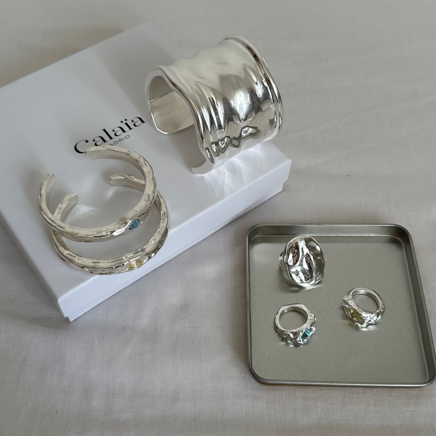 BRAZALETE DUNA PLATA