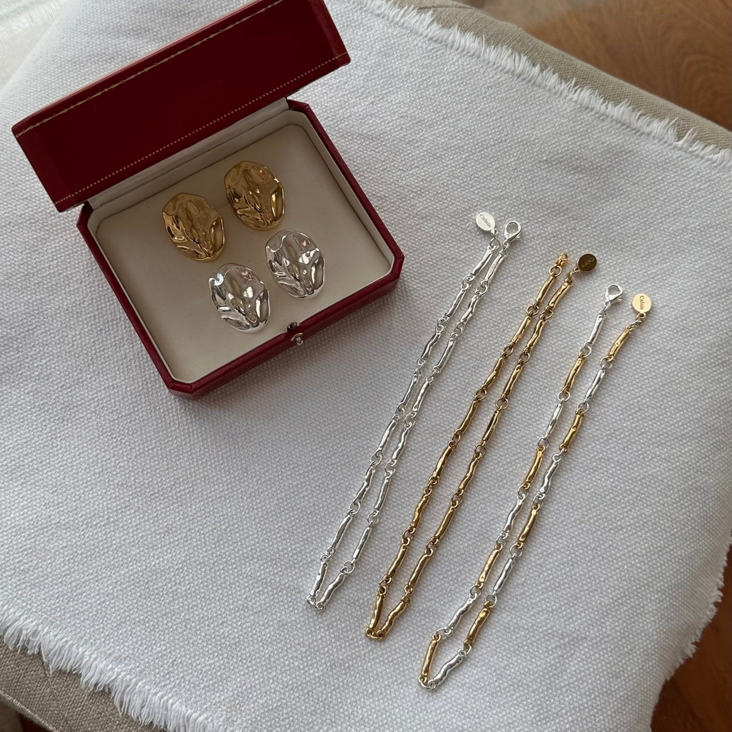 CADENA BONES ORO/PLATA