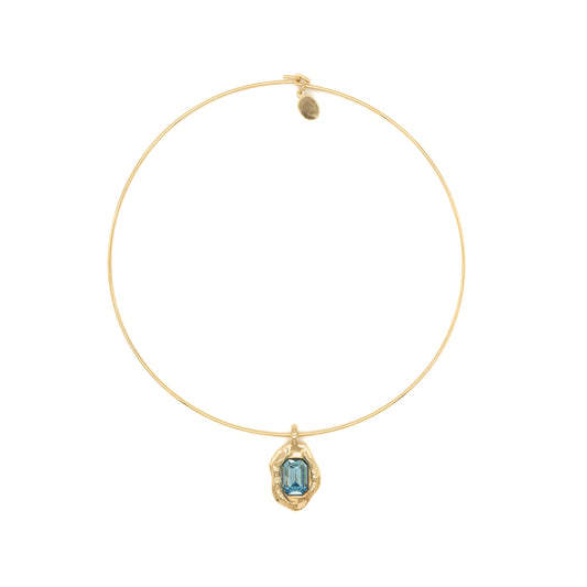 COLLAR CALA AQUAMARINA