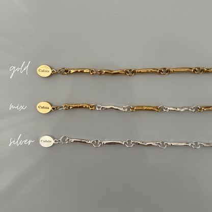 CADENA BONES PLATA