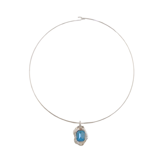 COLLAR CALA AQUAMARINA